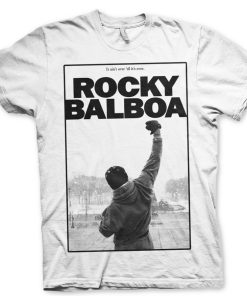 Mann Shirtstore | Rocky Balboa - It Ain'T Over T-Shirt White