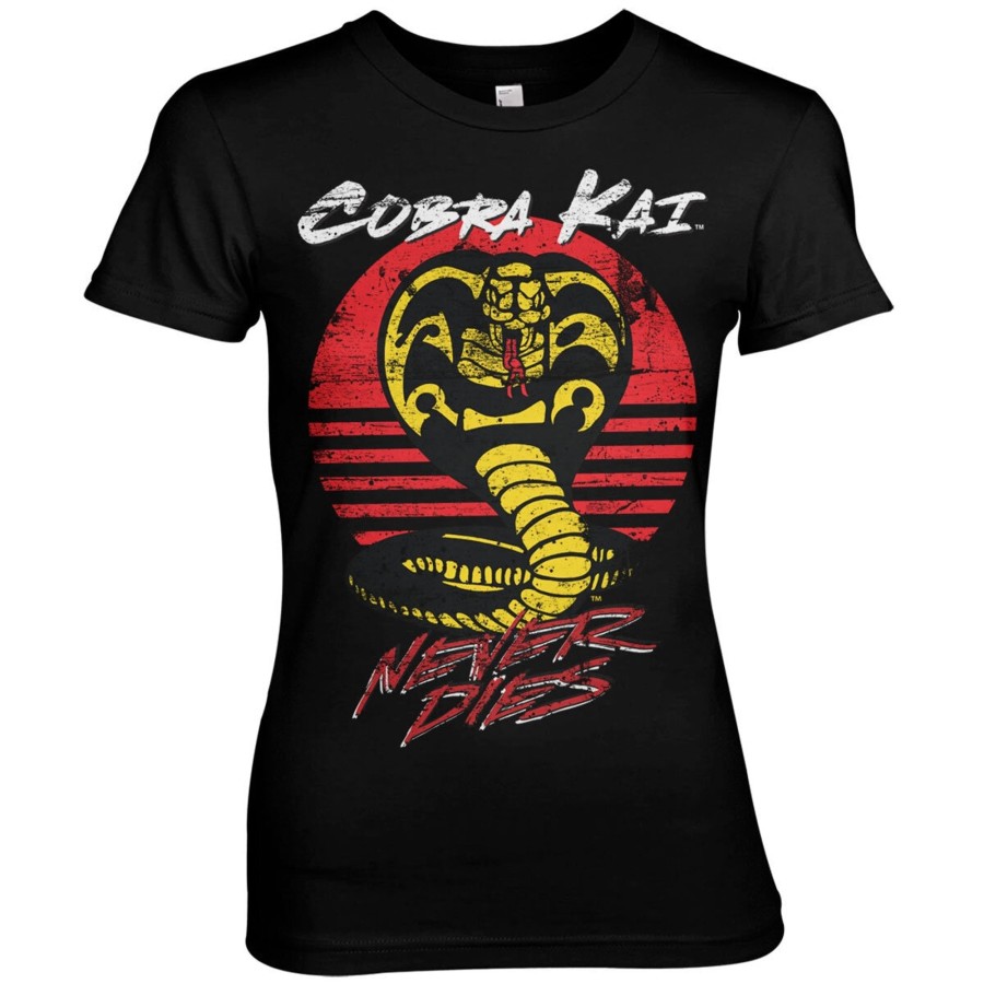 Kvinna Shirtstore | Cobra Kai Never Dies Girly Tee