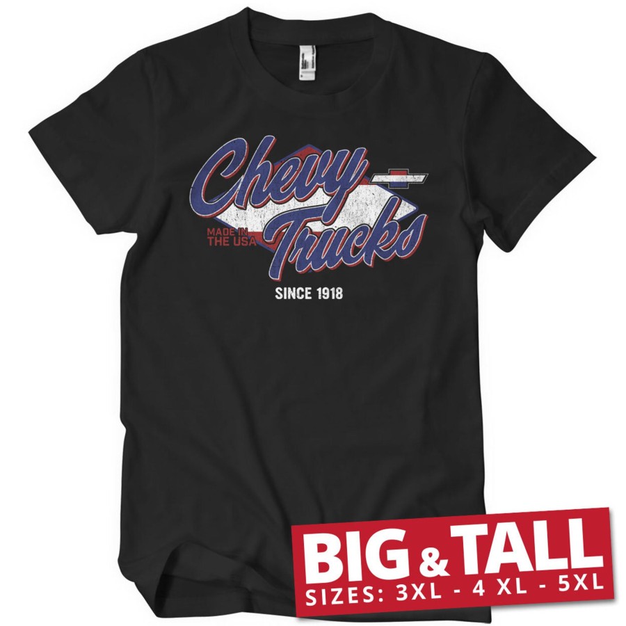 Mann Shirtstore | Chevy Trucks Since 1918 Big & Tall T-Shirt Black