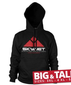 Mann Shirtstore | The Terminator - Skynet Big & Tall Hoodie Black