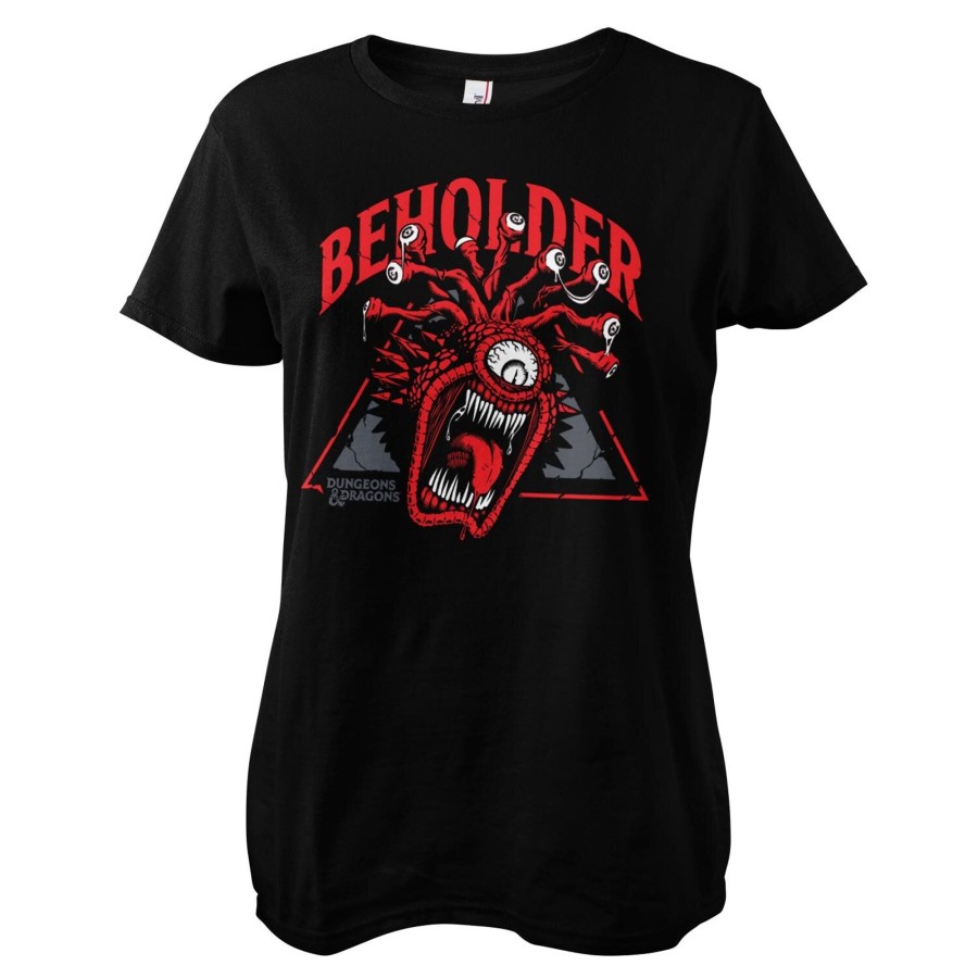 Kvinna Shirtstore | D&D Beholder Girly Tee Black