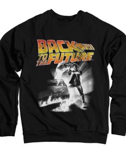 Mann Shirtstore | Back To The Future Poster Sweatshirt Black