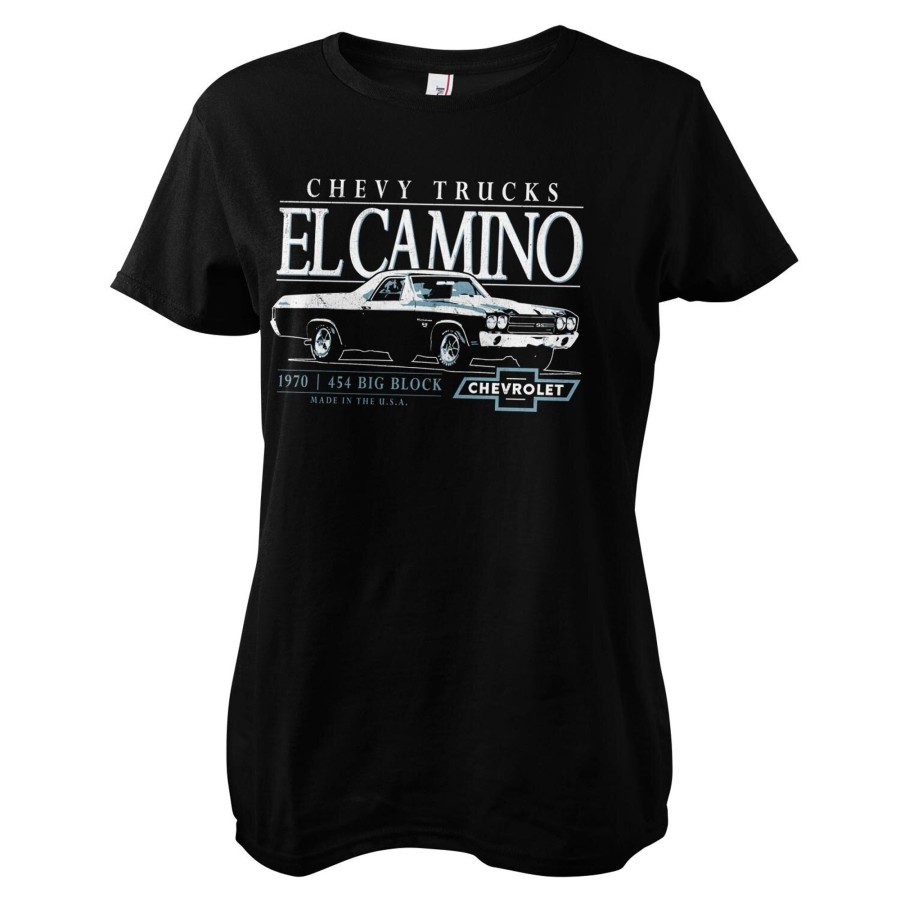 Kvinna Shirtstore | Chevy El Camino Big Block Girly Tee