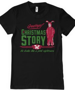 Mann Shirtstore | A Christmas Story - Pink Nightmare T-Shirt Black