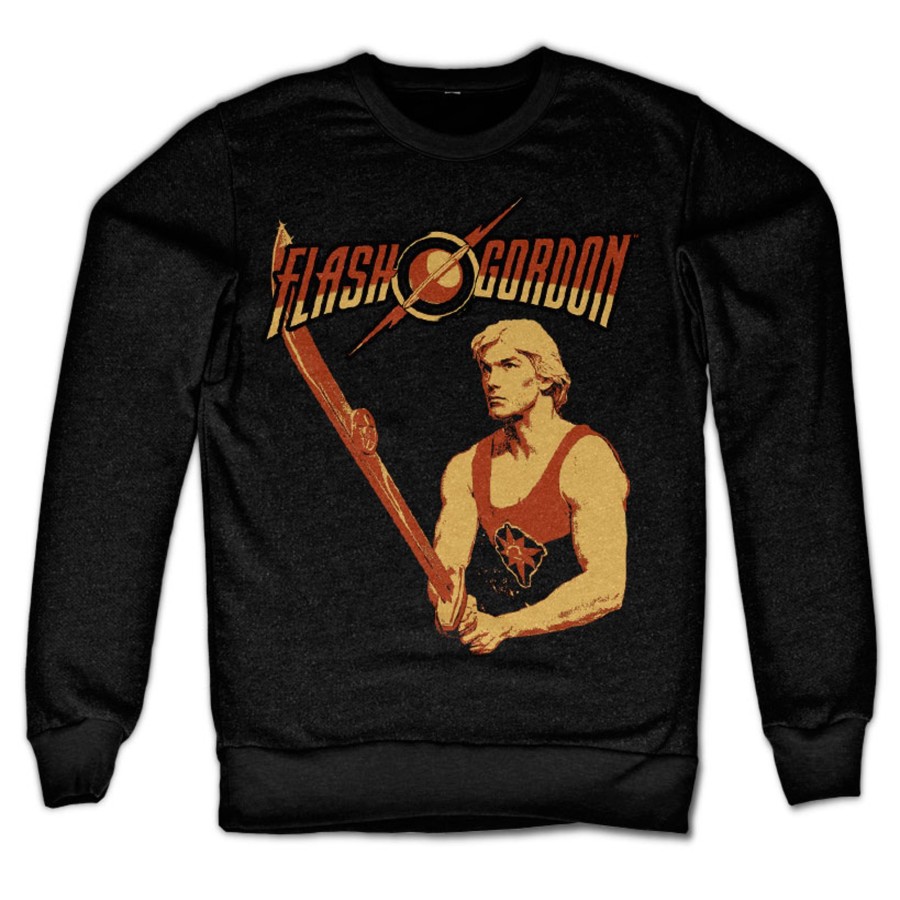 Mann Shirtstore | Flash Gordon Retro Sweatshirt Black