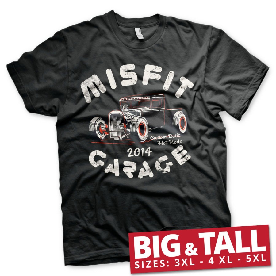 Mann Shirtstore | Misfit Garage Power Pick Big & Tall T-Shirt Black