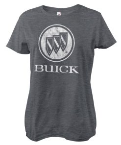 Kvinna Shirtstore | Buick Distressed Logo Girly Tee