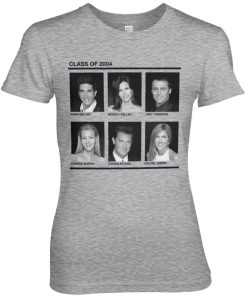 Kvinna Shirtstore | Friends - Class Of 2004 Girly Tee Heather-Grey