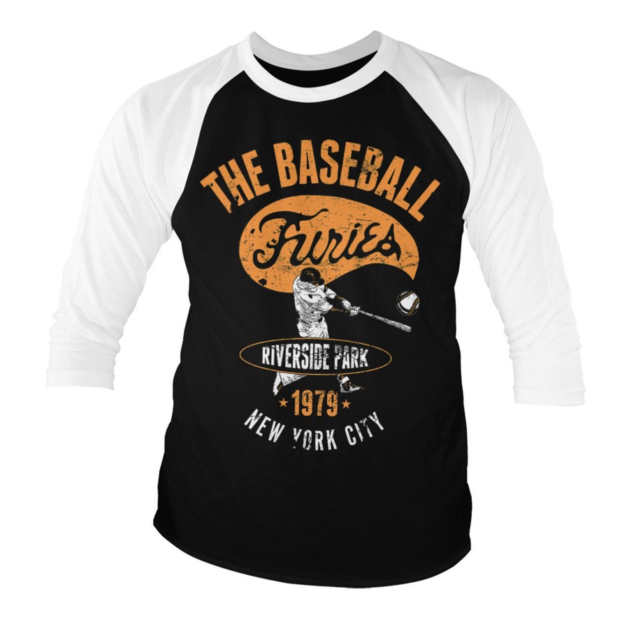 Mann Shirtstore | Furies - Riverside Park Baseball 3/4 Sleeve Tee Whiteblack
