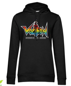 Kvinna Shirtstore | Voltron Logo Girls Hoodie Black