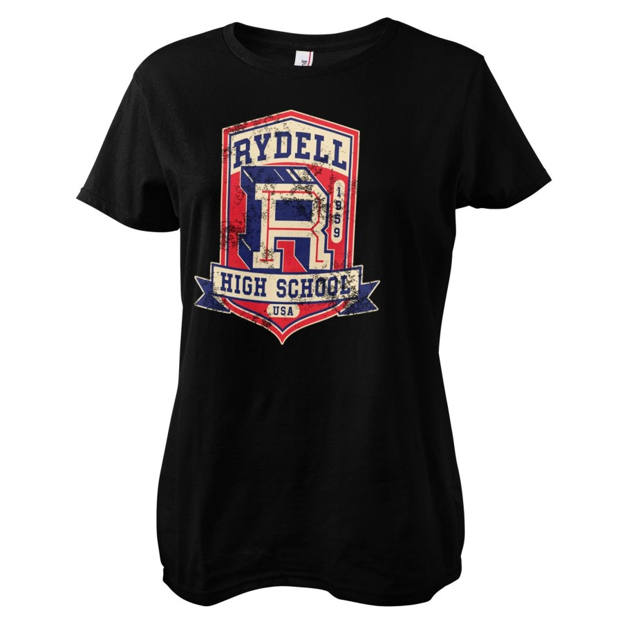 Kvinna Shirtstore | Rydell High School Girly Tee Black