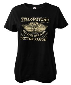 Kvinna Shirtstore | Your Ranch Your Ranch Girly Tee Black