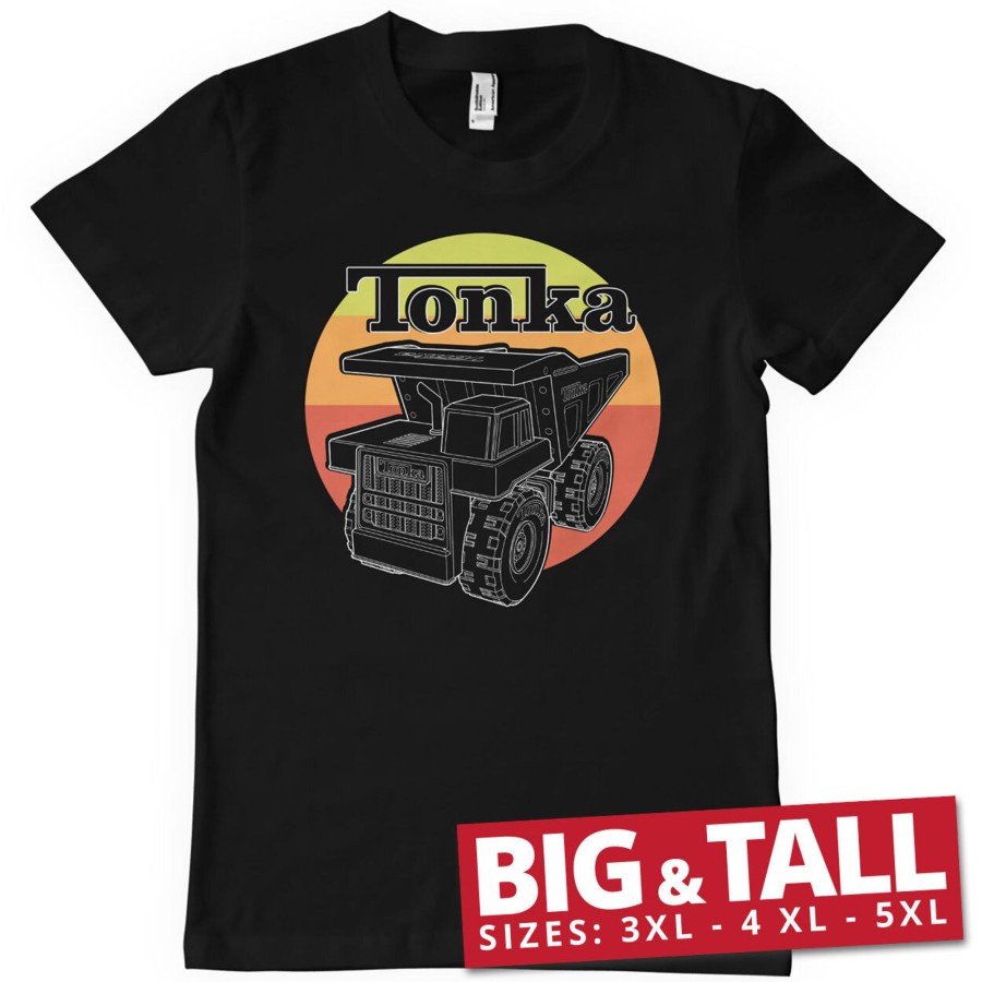 Mann Shirtstore | Tonka Retro Truck Big & Tall T-Shirt Black