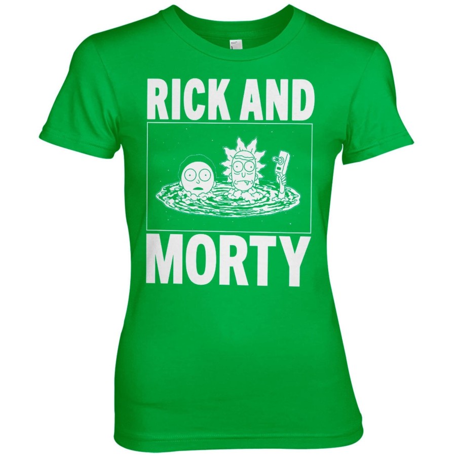 Kvinna Shirtstore | Rick And Morty Girly Tee