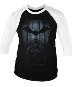Mann Shirtstore | I Am The Shadows Baseball 3/4 Sleeve Tee Whiteblack