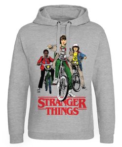 Mann Shirtstore | Stranger Things Bikes Epic Hoodie Heathergrey