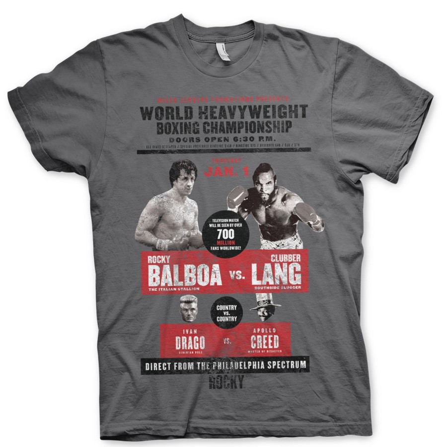 Mann Shirtstore | Rocky - World Heavyweight Poster T-Shirt