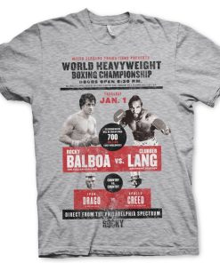 Mann Shirtstore | Rocky - World Heavyweight Poster T-Shirt