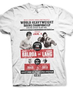 Mann Shirtstore | Rocky - World Heavyweight Poster T-Shirt