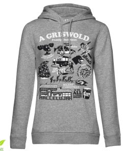 Kvinna Shirtstore | National Lampoon'S Christmas Icons Girls Hoodie Heather-Grey