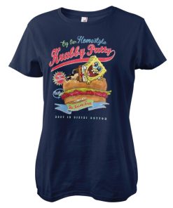 Kvinna Shirtstore | Homestyle Krabby Patty Girly Tee Navy