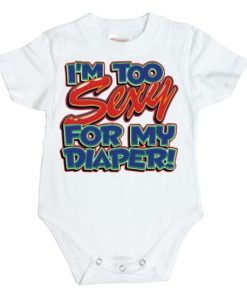Barn Shirtstore | I´M To Sexy For My Diaper Body White
