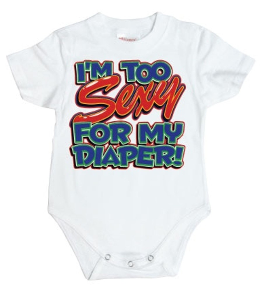 Barn Shirtstore | I´M To Sexy For My Diaper Body White