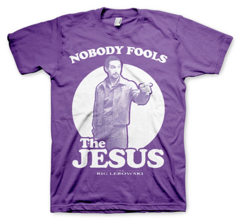Mann Shirtstore | Nobody Fools The Jesus T-Shirt Purple