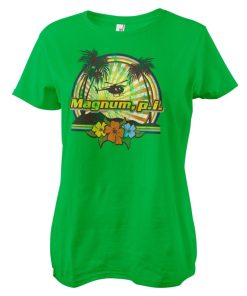 Kvinna Shirtstore | Magnum P.I. - Tropical Vibes Girly Tee