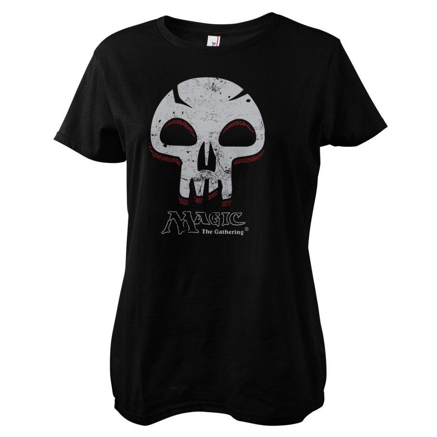 Kvinna Shirtstore | Mana Skull Girly Tee Black