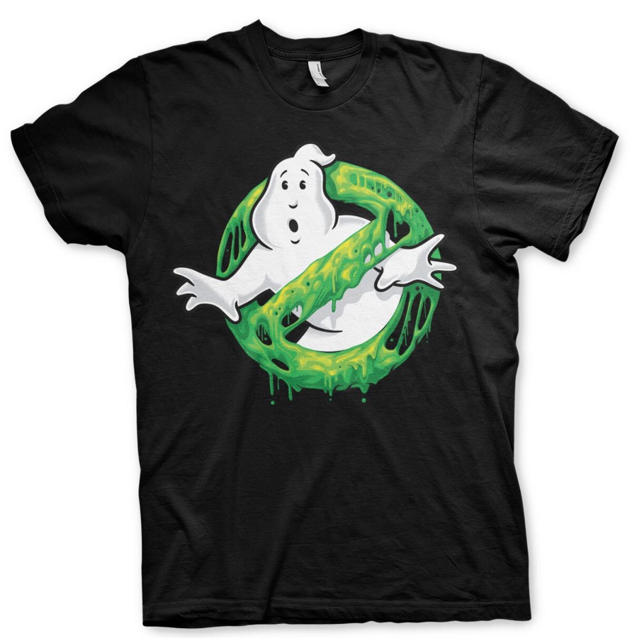 Mann Shirtstore | Ghostbusters Slime Logo T-Shirt Black