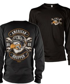 Mann Shirtstore | American Chopper - Cigar Eagle Long Sleeve Tee Black