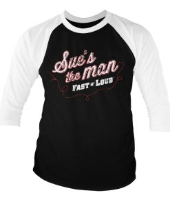 Mann Shirtstore | Sue'S The Man Baseball 3/4 Sleeve Tee Black