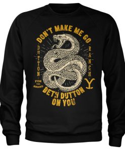 Mann Shirtstore | Yellowstone - Beth Dutton Sweatshirt Black