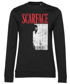 Kvinna Shirtstore | Scarface Poster Girly Sweatshirt Black