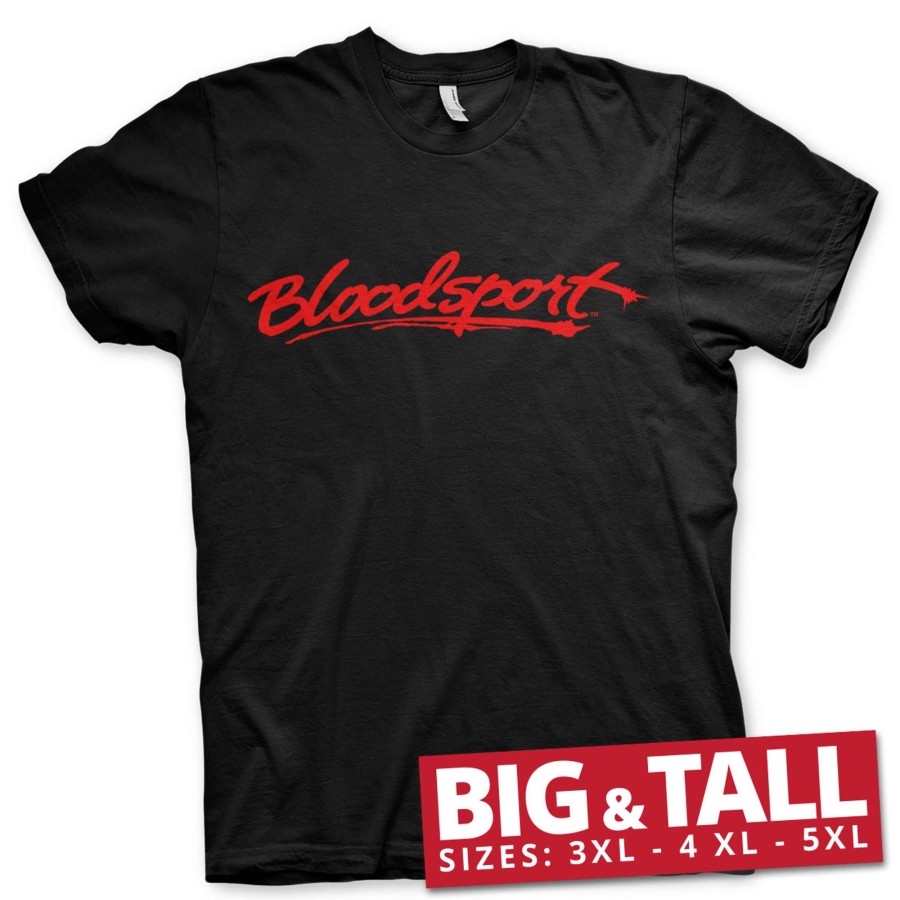 Mann Shirtstore | Bloodsport Logo Big & Tall T-Shirt Black