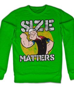 Mann Shirtstore | Popeye - Size Matters Sweatshirt Green