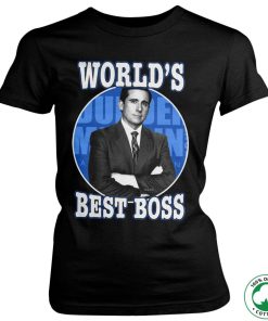 Kvinna Shirtstore | World'S Best Boss Organic Girly Tee Black
