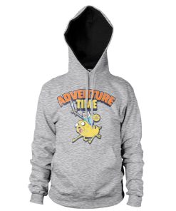 Mann Shirtstore | Adventure Time Washed Hoodie Heathergrey