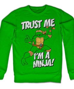 Mann Shirtstore | Tmnt - Trust Me, I´M A Ninja Sweatshirt Green