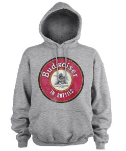 Mann Shirtstore | Budweiser - In Bottles Hoodie Heather-Grey