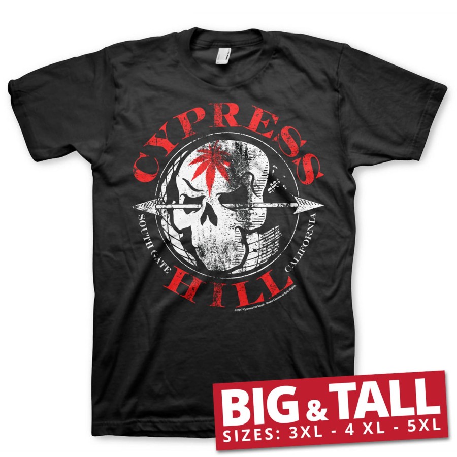 Mann Shirtstore | Cypress Hill South Gate - California Big & Tall T-Shirt Black
