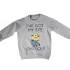 Barn Shirtstore | Minions - I Got My Eye On You Kids Sweatshirt Heather-Grey
