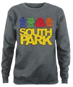 Kvinna Shirtstore | South Park Sketched Girly Sweatshirt Heather-Mediumgrey