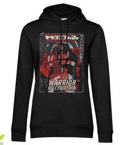 Kvinna Shirtstore | Warrior Of Cybertron Girls Hoodie Black