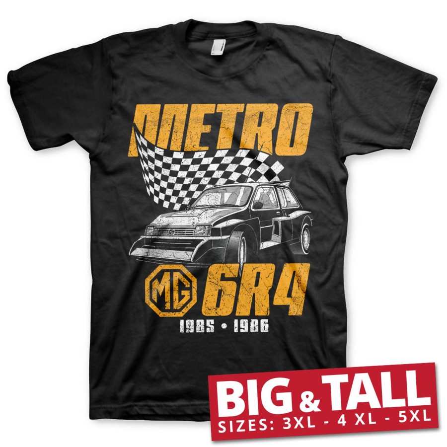 Mann Shirtstore | M.G. Metro 6R4 Big & Tall T-Shirt Black