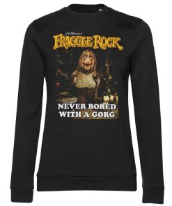 Kvinna Shirtstore | Never Bored With A Gorg Girly Sweatshirt Black