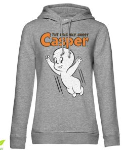 Kvinna Shirtstore | Casper - The Friendly Ghost Girls Hoodie Heathergrey