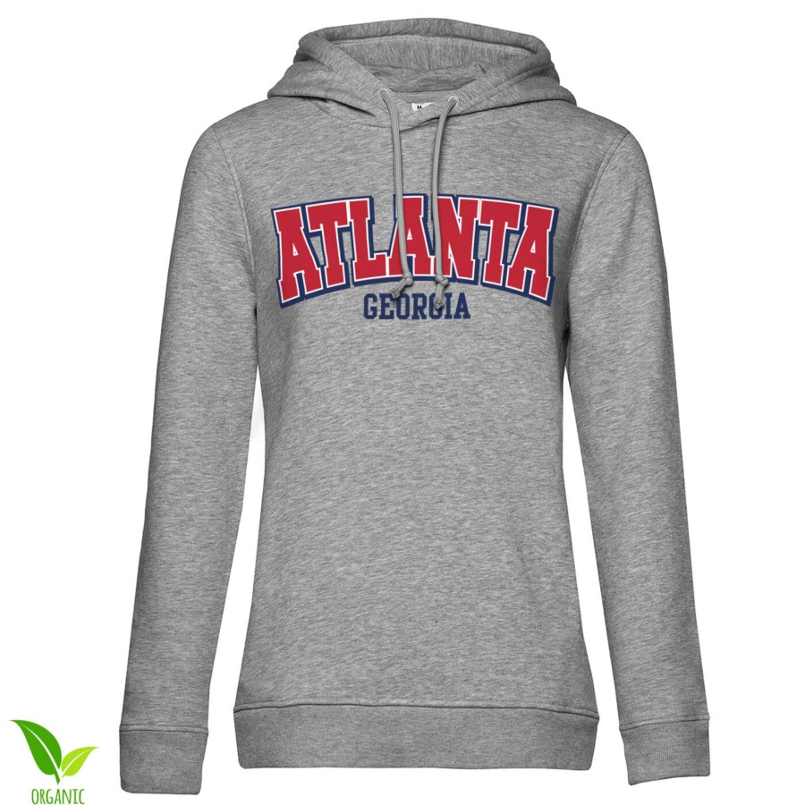 Kvinna Shirtstore | Atlanta - Georgia Girls Hoodie Heathergrey