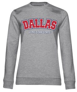 Kvinna Shirtstore | Dallas Girly Sweatshirt Heathergrey